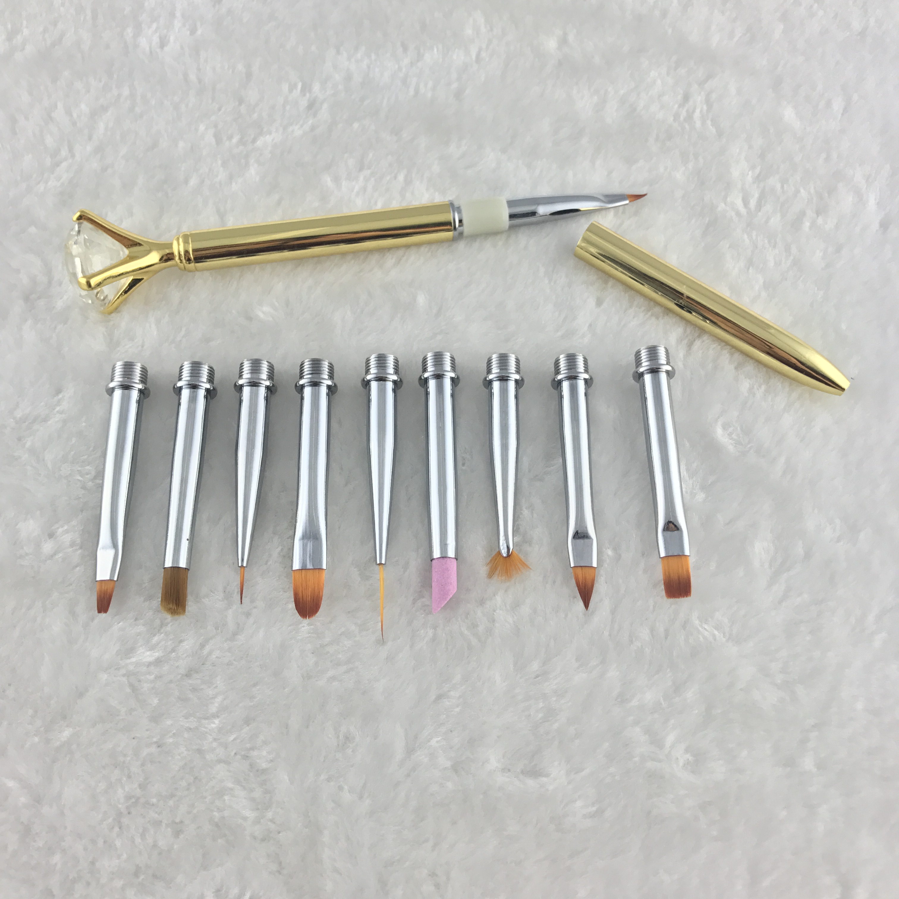 Nail Gel Brush Set